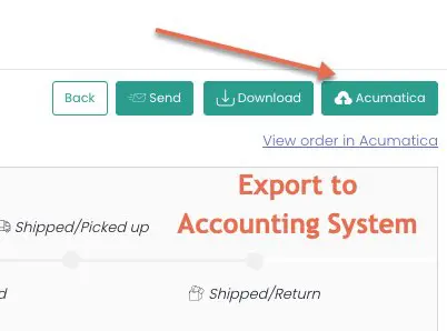 Export with KitchenDEV to Acumatica accounting software